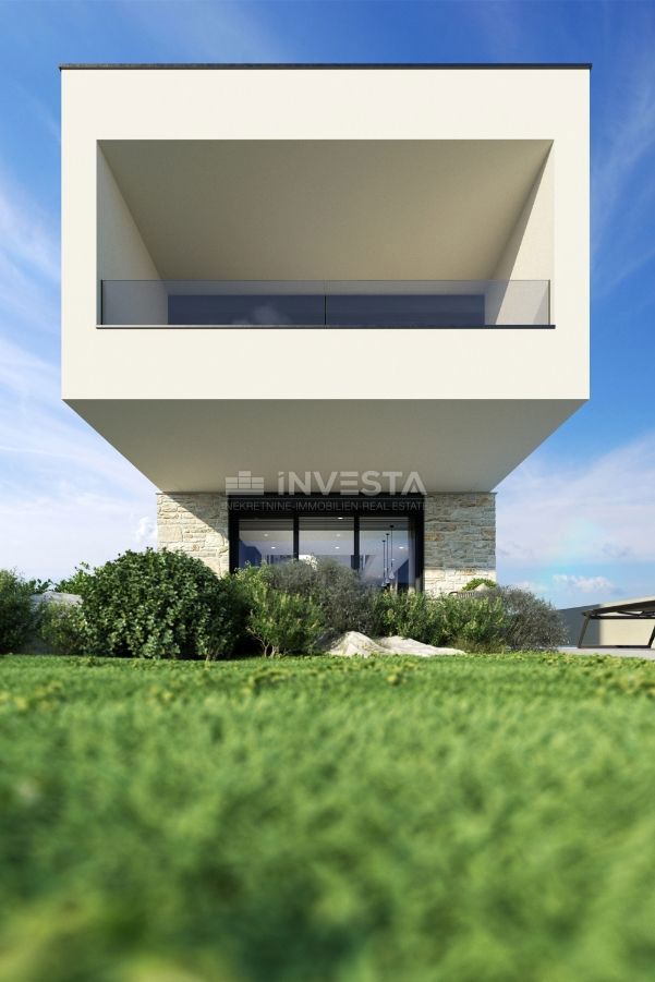 Poreč okolica, prekrasna vila, pogled na more