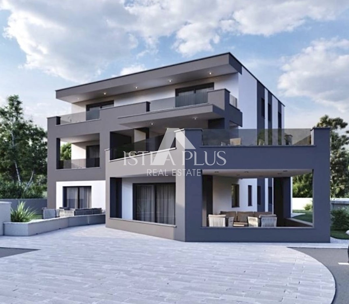 Atraktiven penthouse s pogledom na morje