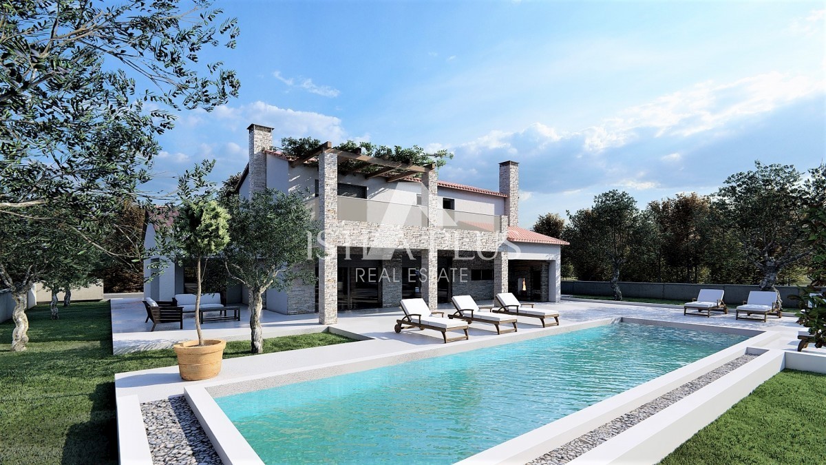 Eine schöne Villa mit Garage in der Nähe von Poreč