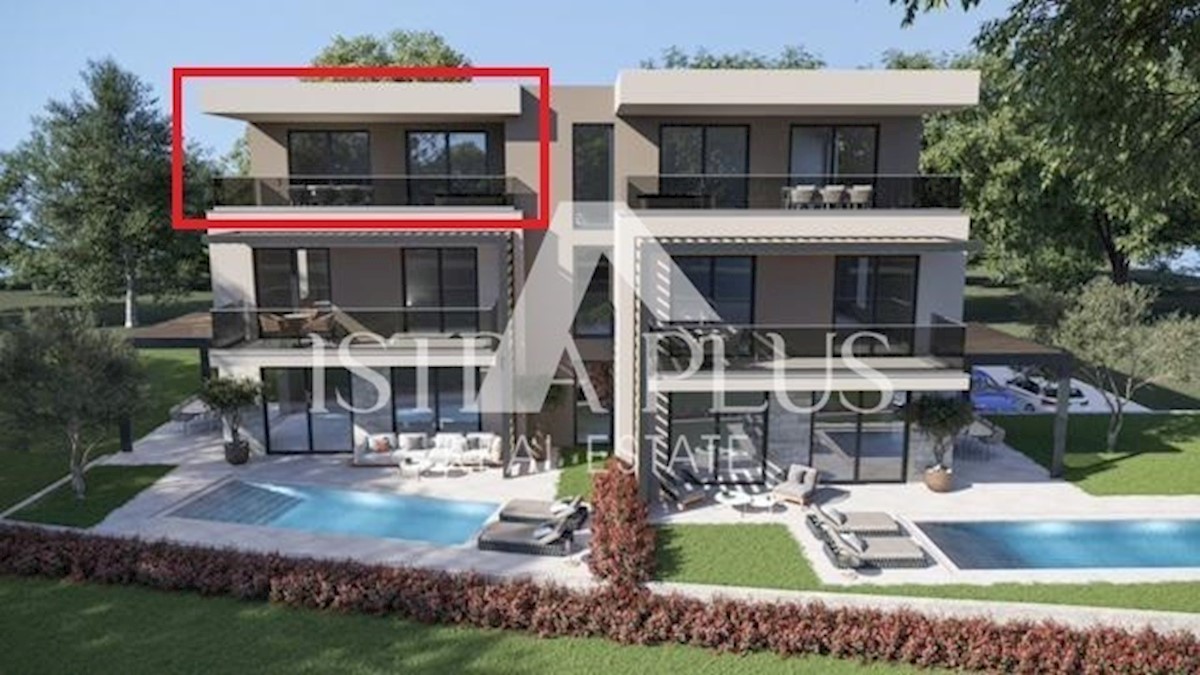 Dvonadstropni apartma s tremi spalnicami in pogledom na morje - Tar Vabriga