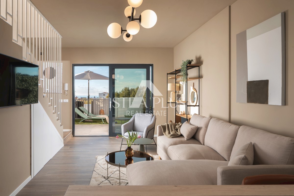 Komplett möbliertes und ausgestattetes Haus 1 km vom Strand entfernt