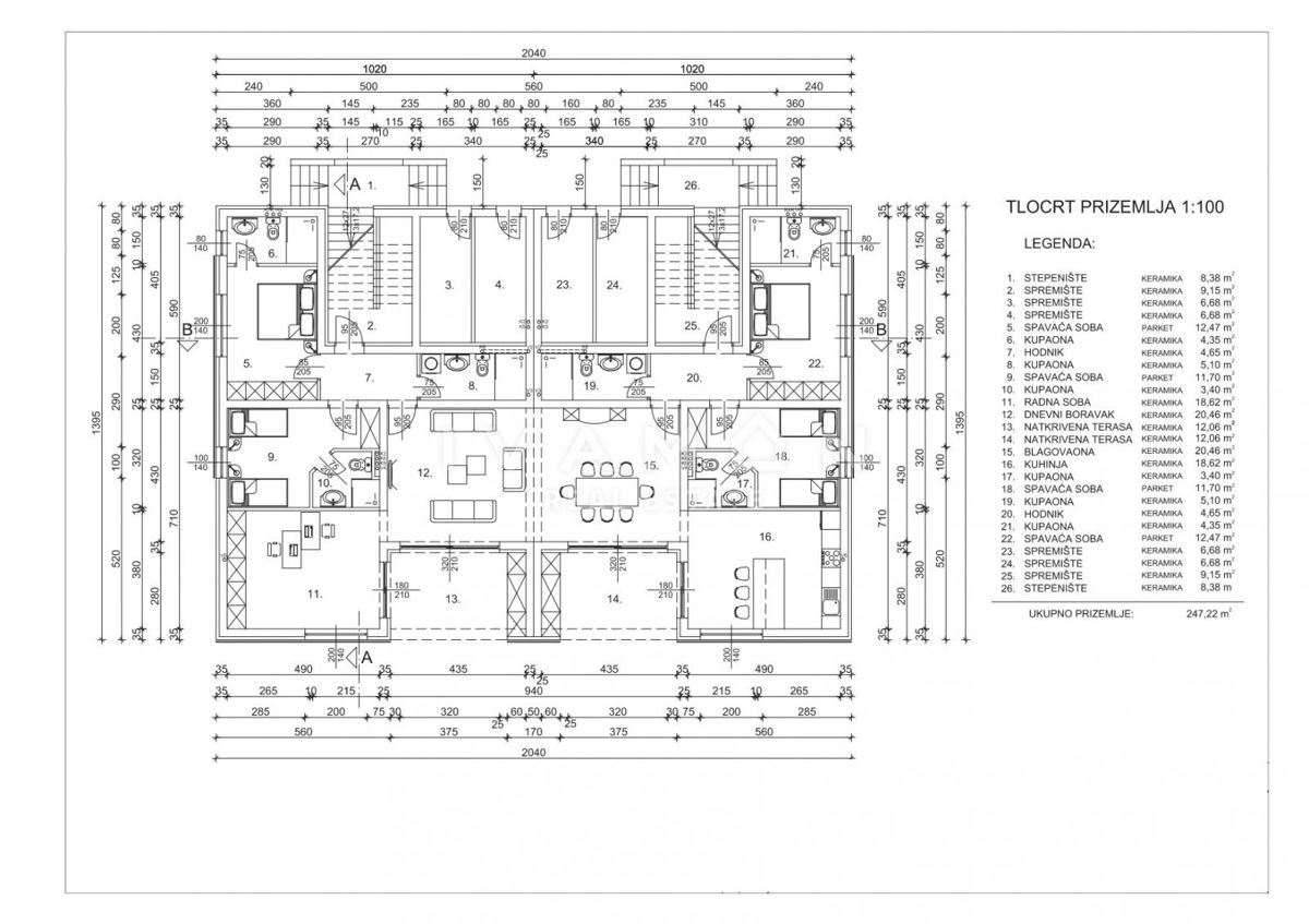 Apartment Poreč, 185,62m2