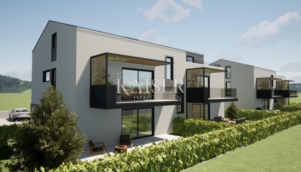 Istria, Poreč - new building, apartment 74 m2 on the first floor with two terraces