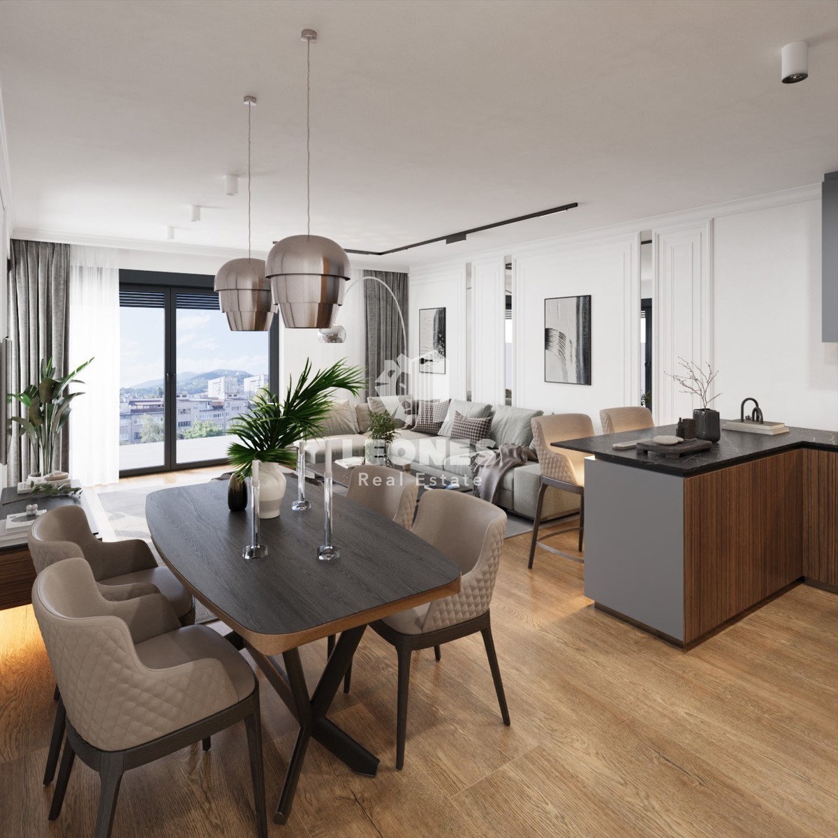 Apartment on the second floor with an elevator in a new building near Poreč, only 900m from the sea