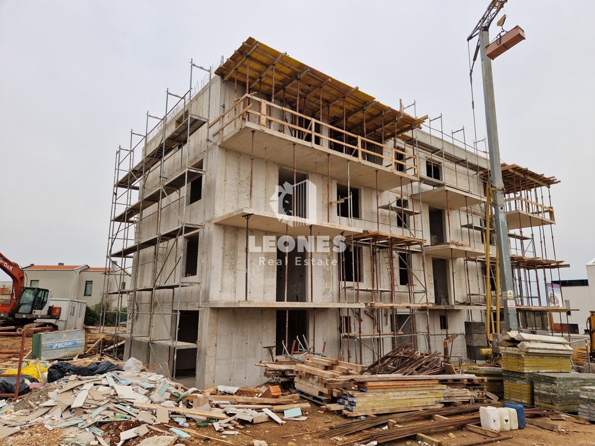 Modern apartment with elevator under construction near Poreč