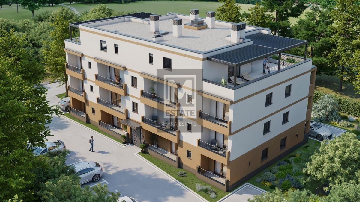 Poreč, okolica , Penthouse na 3. katu sa liftom!
