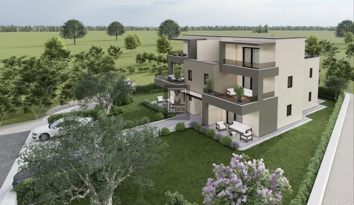 Poreč, surroundings, Luxury two-story apartment in a new building
