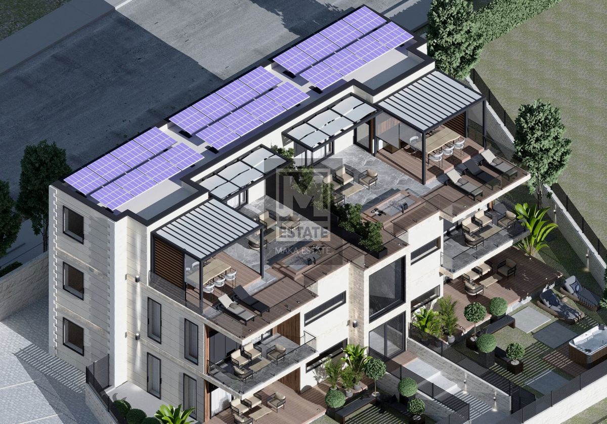 Poreč, okolica, luksuzan stan na 1. katu sa pogledom na more!