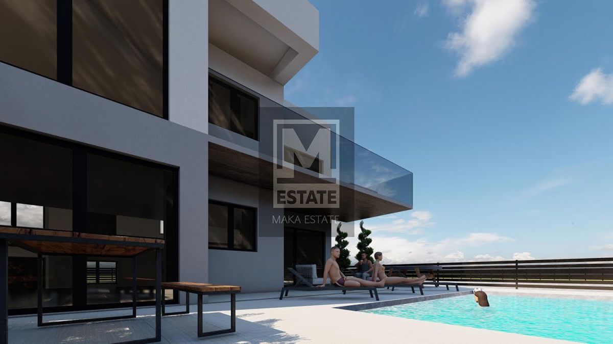 Poreč, surroundings, Luxurious apartment with swimming pool