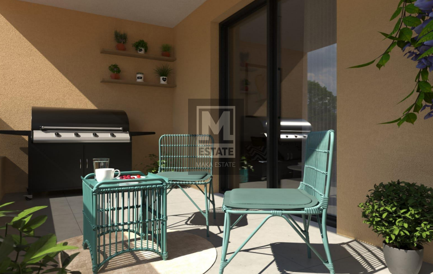 Poreč, okolica, moderan stan u prizemlju sa vrtom!