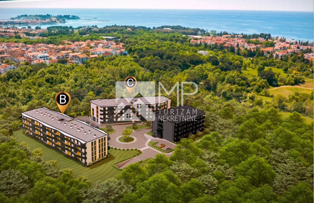 Exclusive apartment in Poreč, sea view, 82 m2