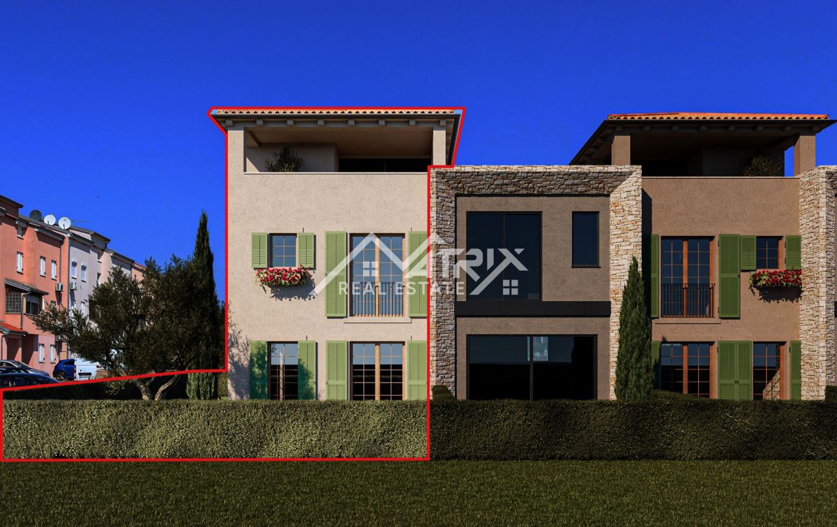 Poreč, moderna vrstna hiša blizu centra