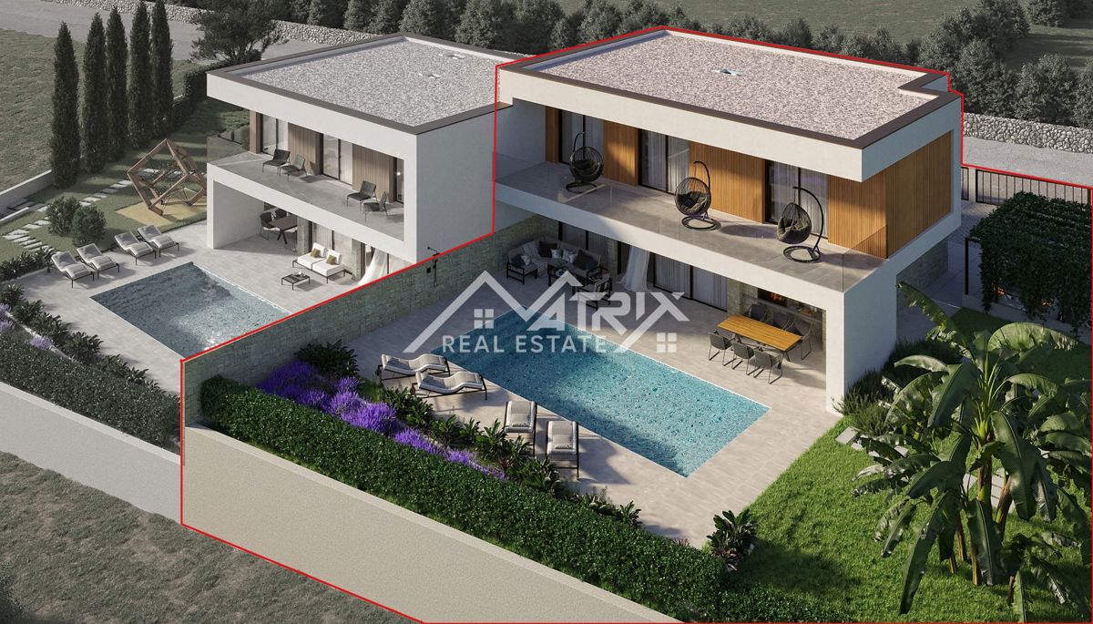 Poreč okolica, luksuzna kuća s pogledom na more