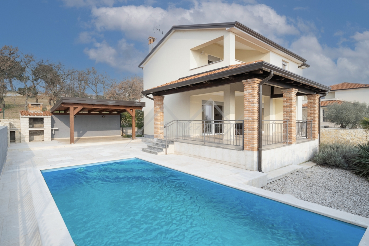 Poreč okolica, vila sa bazenom i pogledom na more