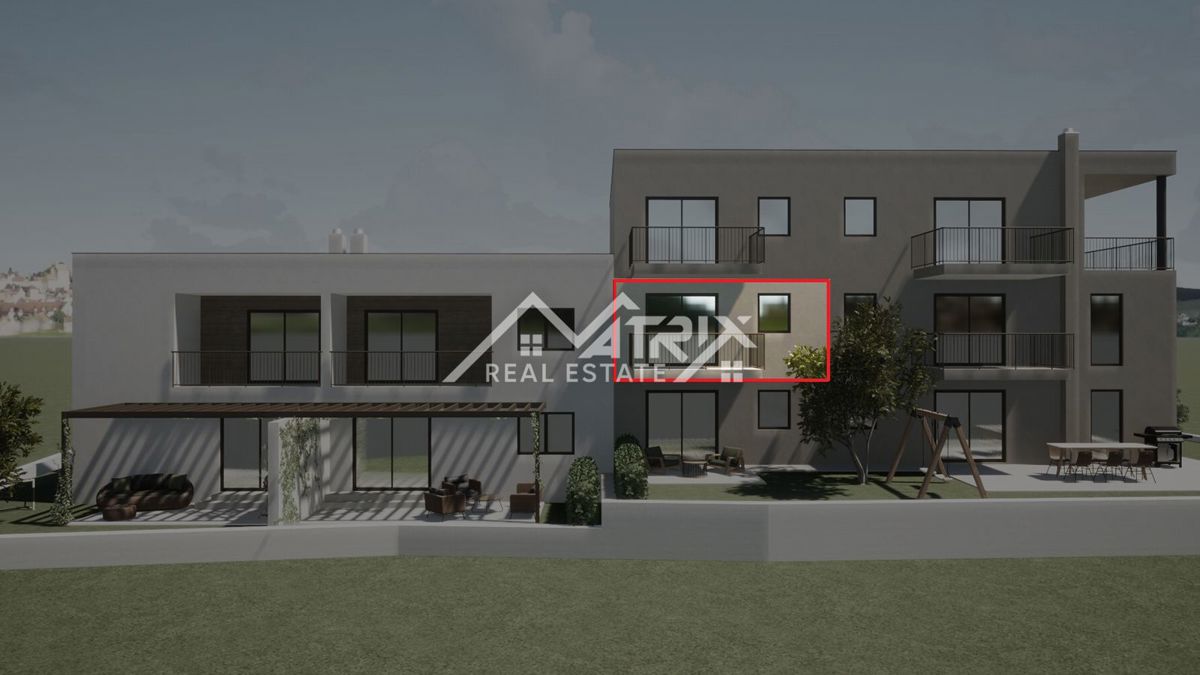 Poreč okolica, moderan stan u novogradnji samo 3 km od mora