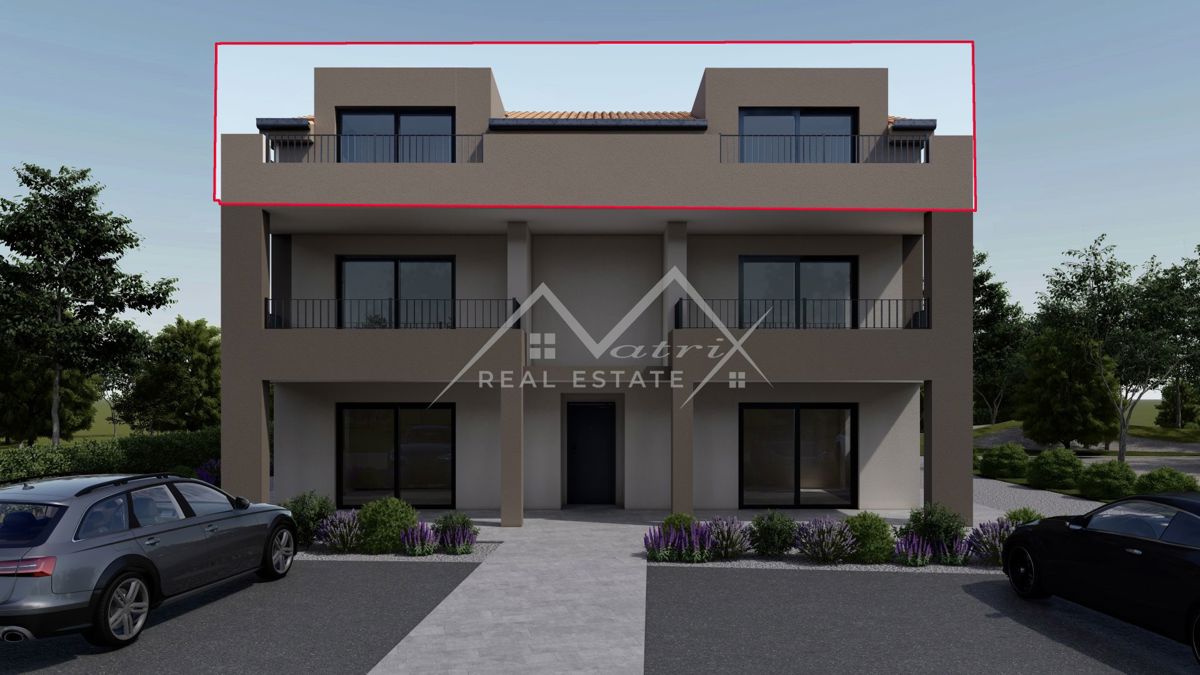 Poreč okolica, Penthouse s terasom, blizu mora i važnih sadržaja