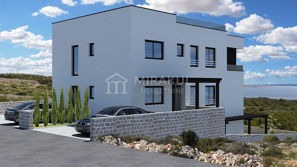 Nekretnine Vodice, NOVOGRADNJA,  Stan S4 sa pogledom na more