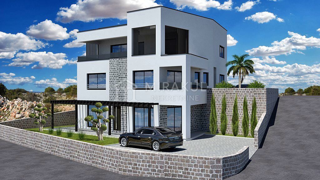 Nekretnine Vodice, NOVOGRADNJA,  Stan S3 sa pogledom na more