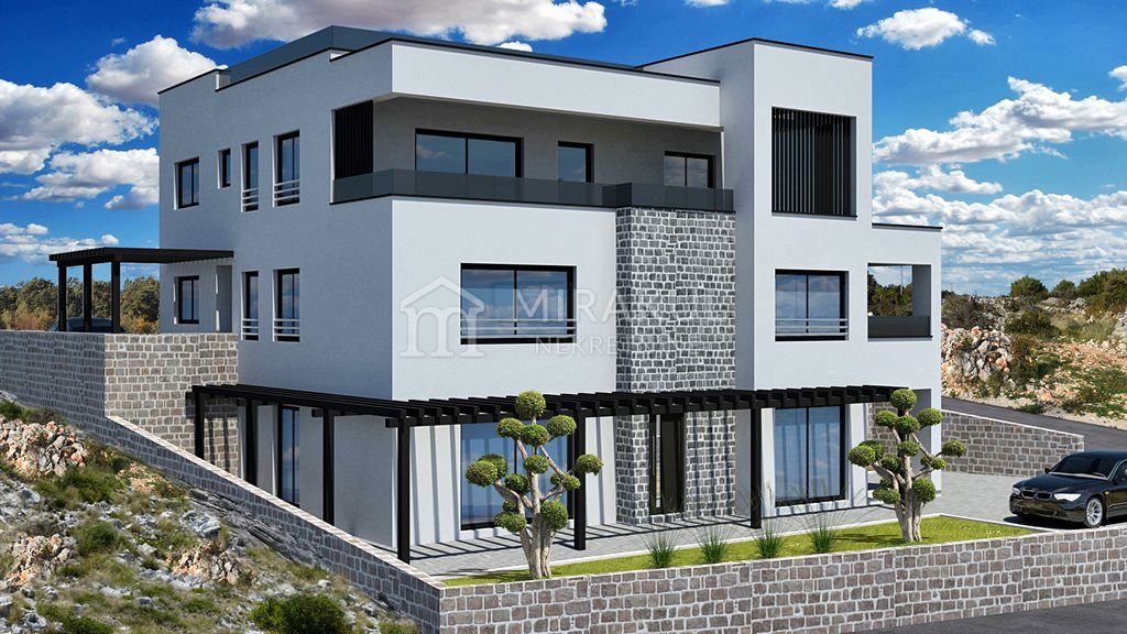 Nekretnine Vodice, NOVOGRADNJA,  Stan S1 sa pogledom na more