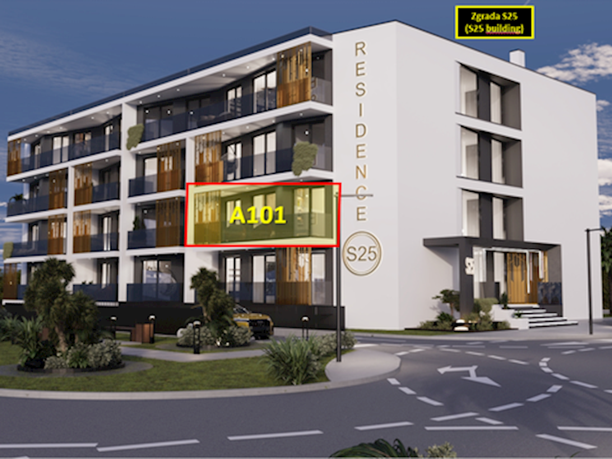 Wohnung Poreč, 75,57m2