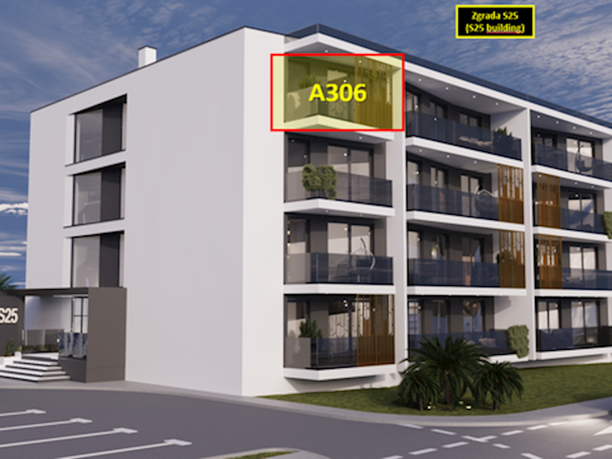 Wohnung Poreč, 54,52m2