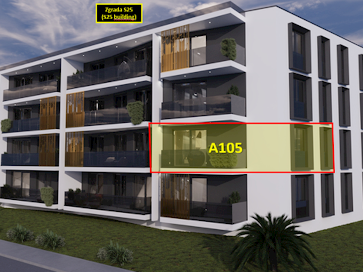 Wohnung Poreč, 80,51m2