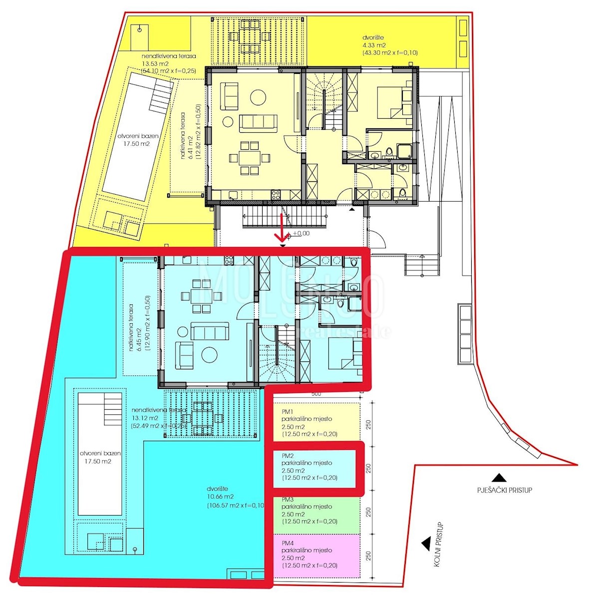 ISTRA, POREČ luksuzan dvoetažni stan s bazenom i vrtom