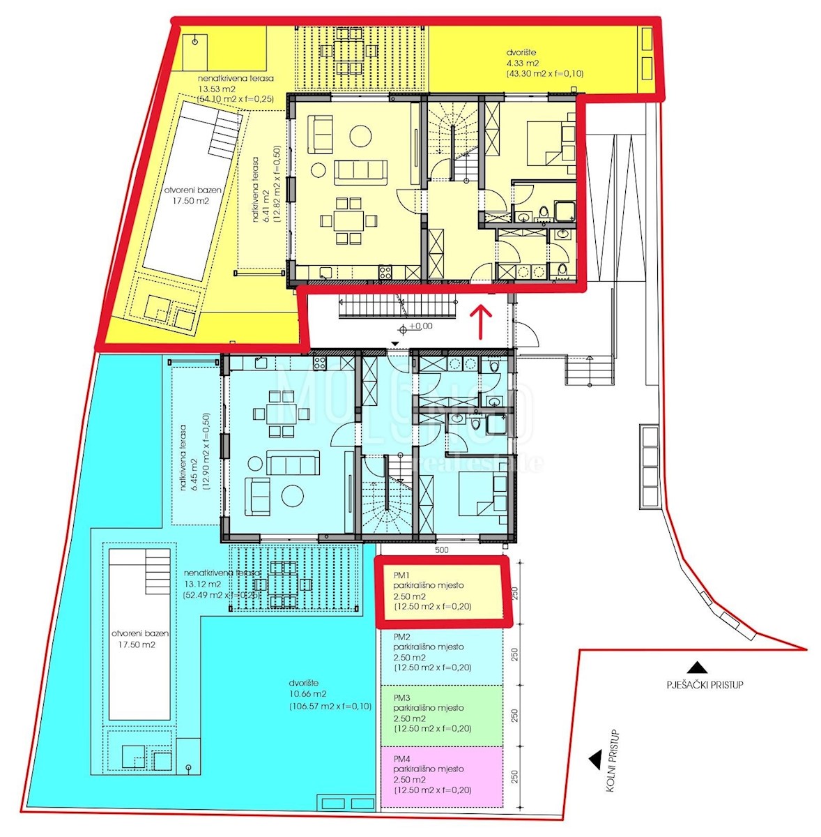 ISTRA, POREČ luksuzan dvoetažan stan s bazenom i vrtom
