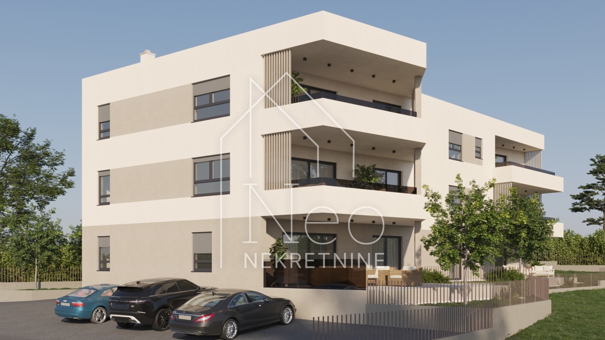Stanovi u novogradnji, 370 m od mora, Vodice