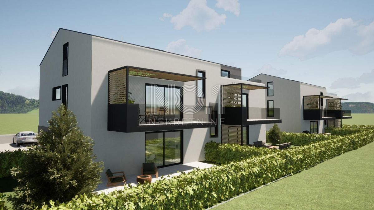 Poreč area - apartments in a new building with a view of the sea