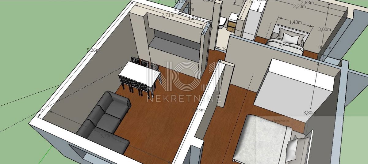 Poreč - renovated apartment in a prime location