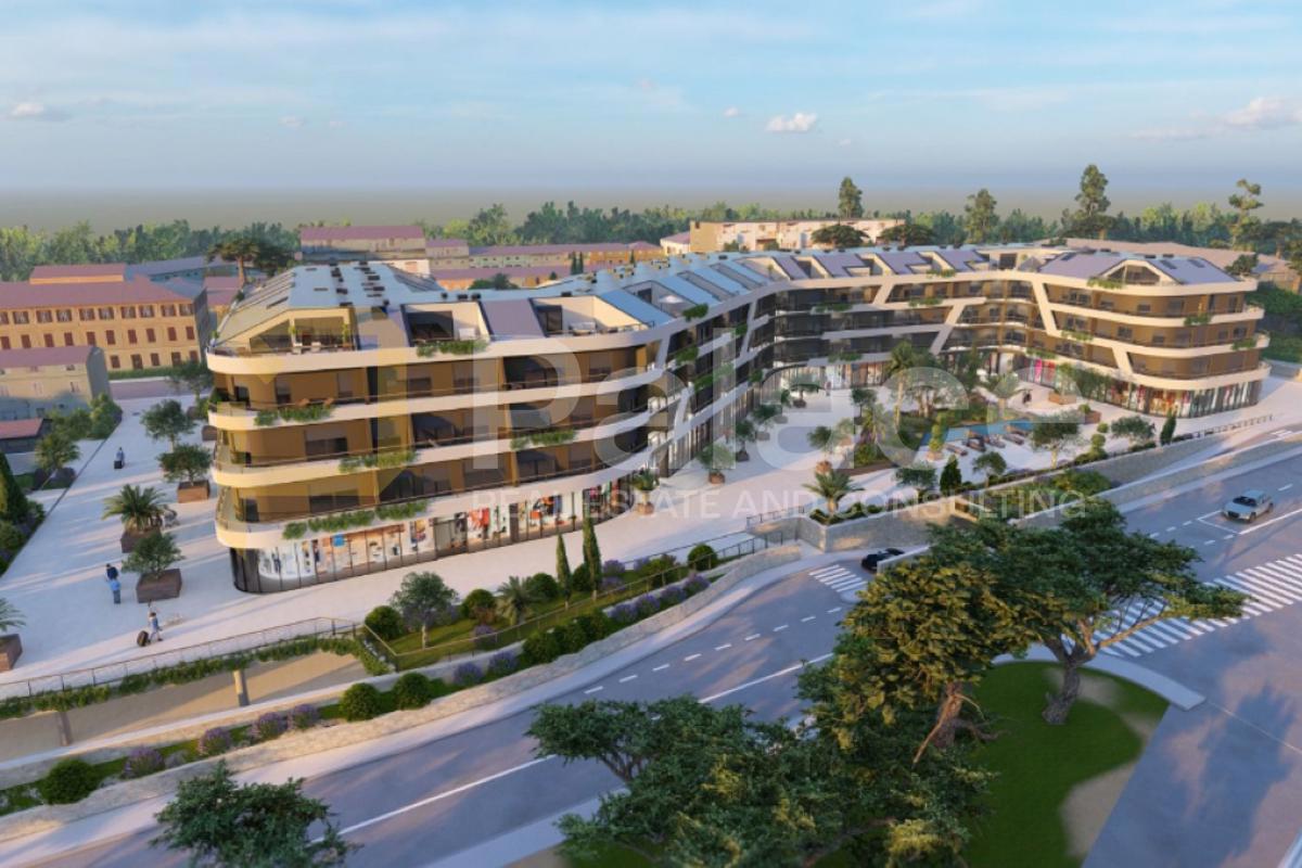 Luxury Apartment 51 m², 2 Bedrooms and Balcony on the First Floor in Poreč