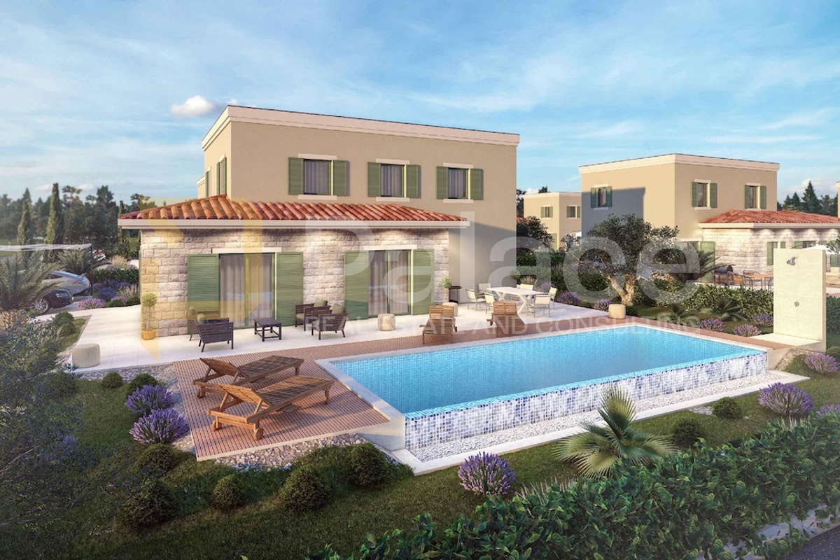 Vila iz snova: infinity bazen, prostrano dvorište, Poreč