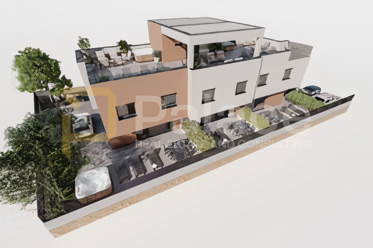 Vodice: Dvoetažni moderan stan s pogledom na more 115m2