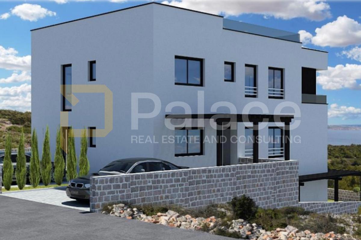 Vodice: Atraktivan trosoban penthouse s pogledom na more 112m2