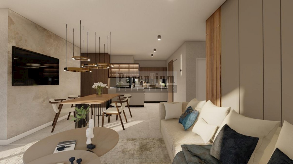 New building - apartment with two bedrooms, near Porec