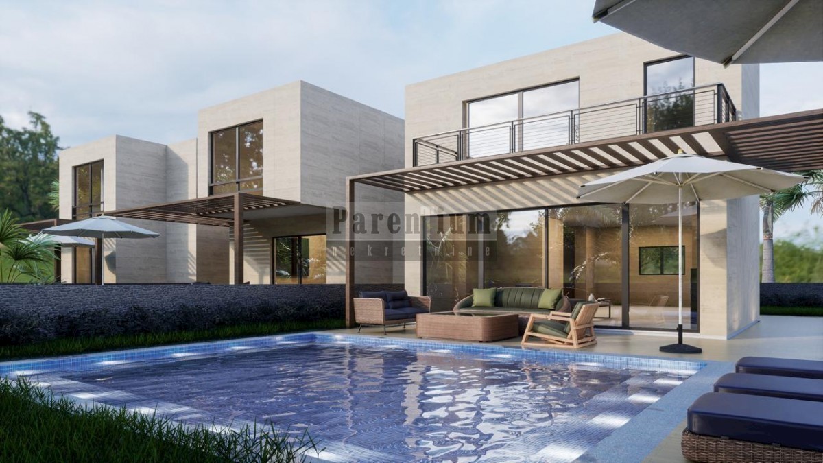 Poreč, okolica moderna vila s bazenom i lijepim pogledom!