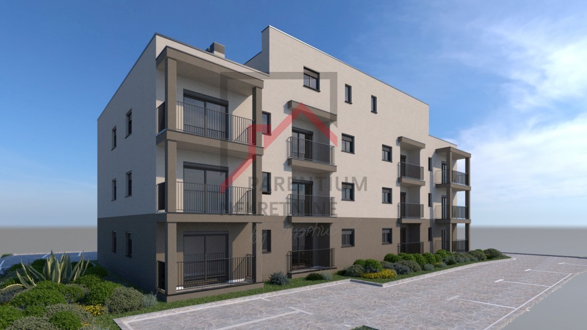 Poreč, surroundings, beautiful first-floor apartment in a building with an elevator!