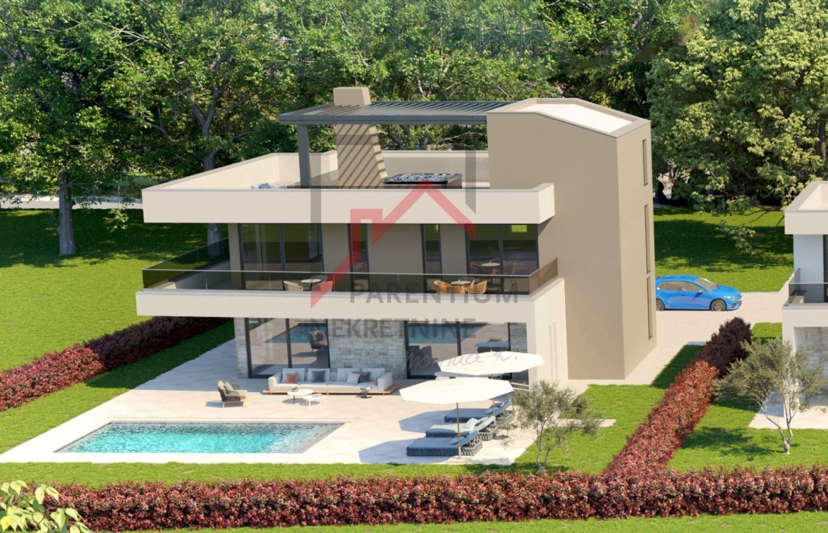 Luksuzna vila u izgradnji s pogledom na more