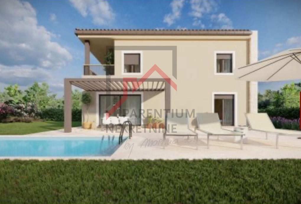 Istra, Poreč okolica - Samostojeća moderna kuća s bazenom i pogledom