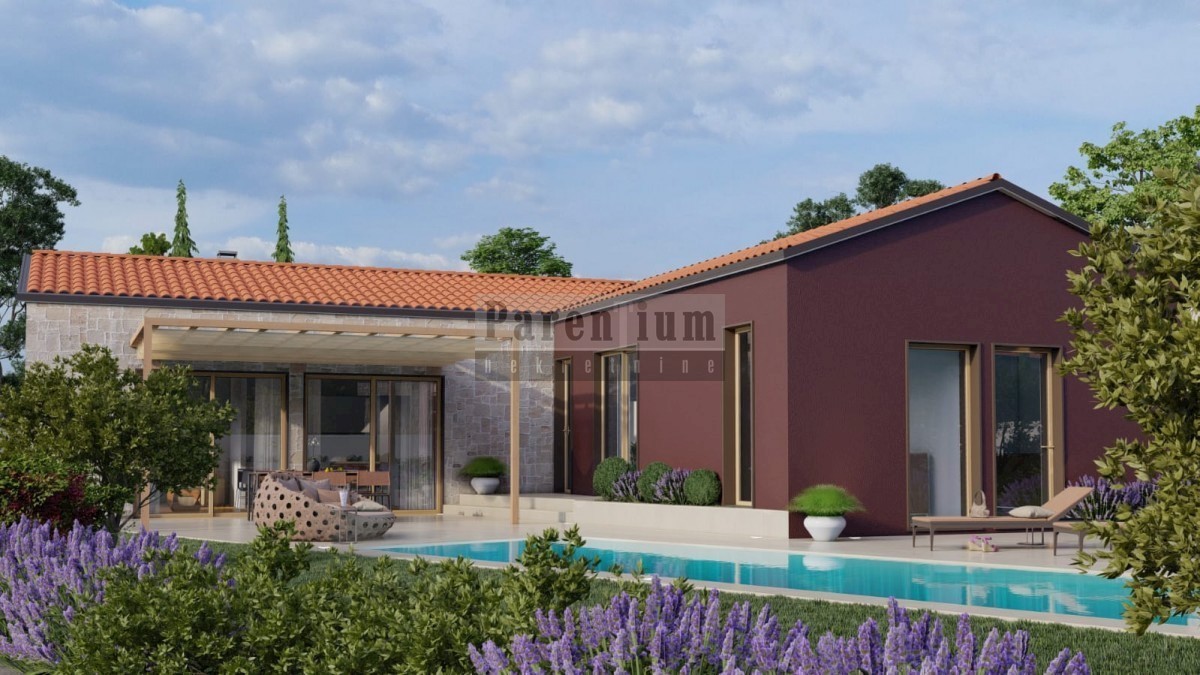 Prelijepa moderna prizemnica u središnjoj Istri