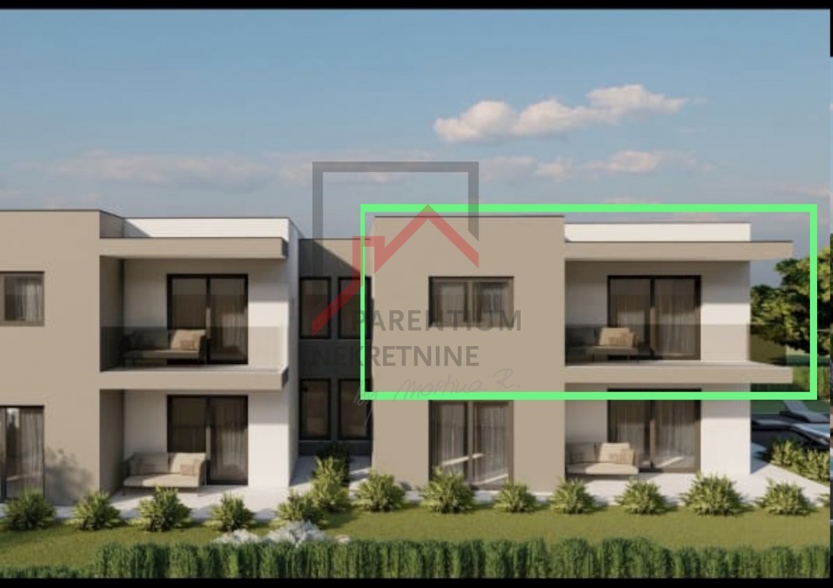 Poreč, surroundings, comfortable apartment on the first floor with a pool!