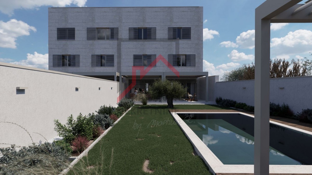 Istra, Poreč okolica - Moderan stan u prizemlju s bazenom i dvorištem
