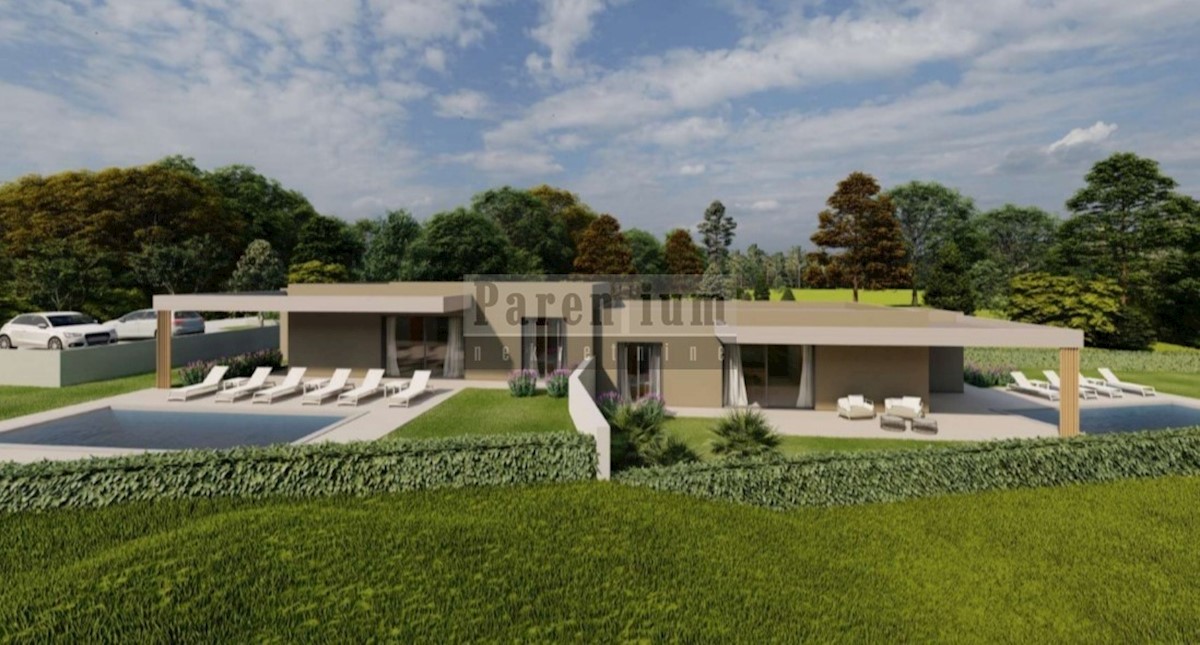 Poreč, okolica, moderna dvojnica u izgradnji