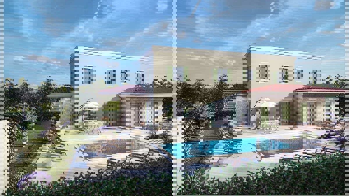 POREČ-LUKSUZNA VILA NA PRODAJI SA BAZENOM