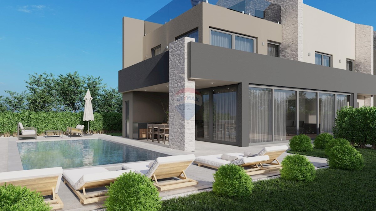 POREČ-moderna vila s pogledom na more