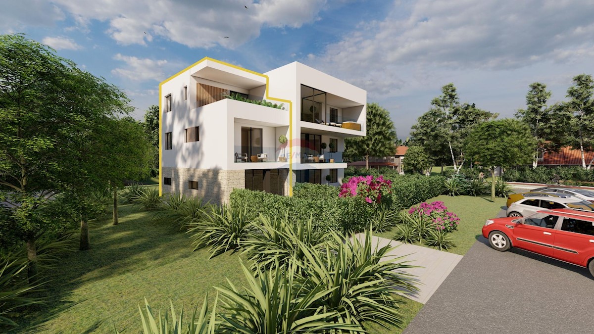 POREČ-kuća s pogledm na more, novogradnja