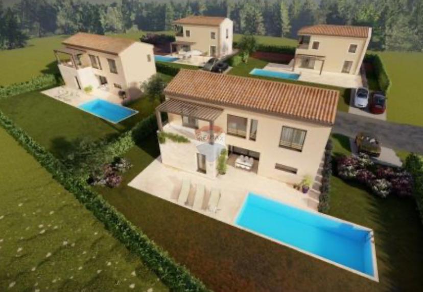 Istra, okolica Poreča kuća s bazenom u izgradnji