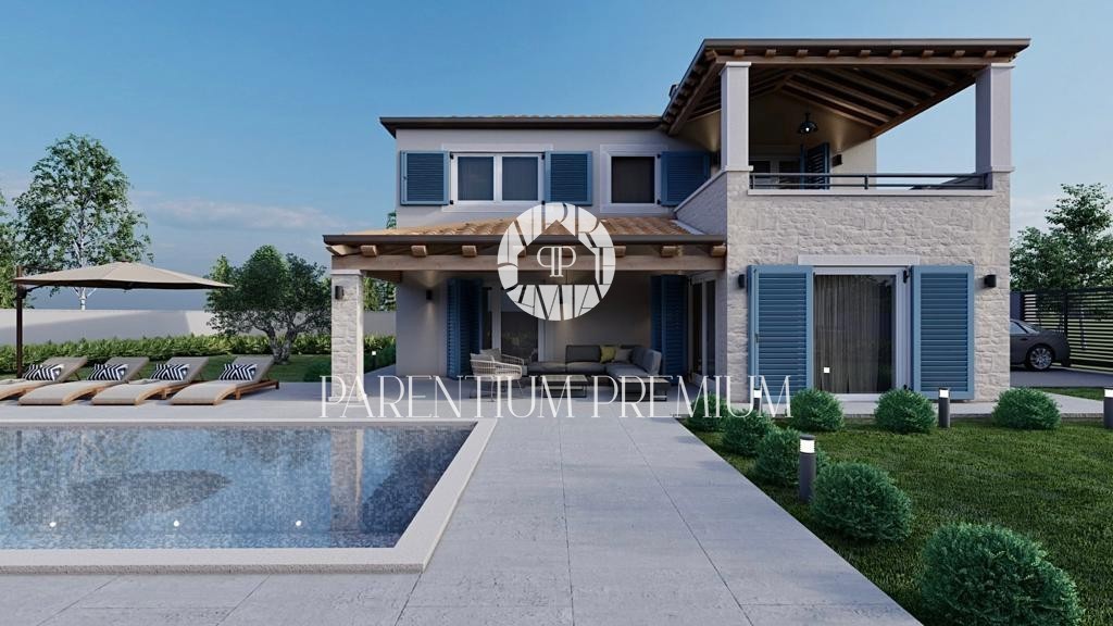 Poreč, Villa mit Pool 7 km vom Zentrum und Meer entfernt