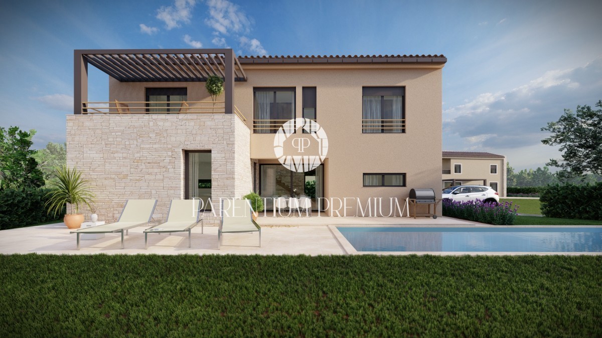 Eine Villa mit Swimmingpool in ruhiger Umgebung